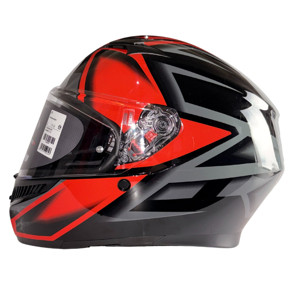CASCO CERRADO AGV L NGO/ROJO