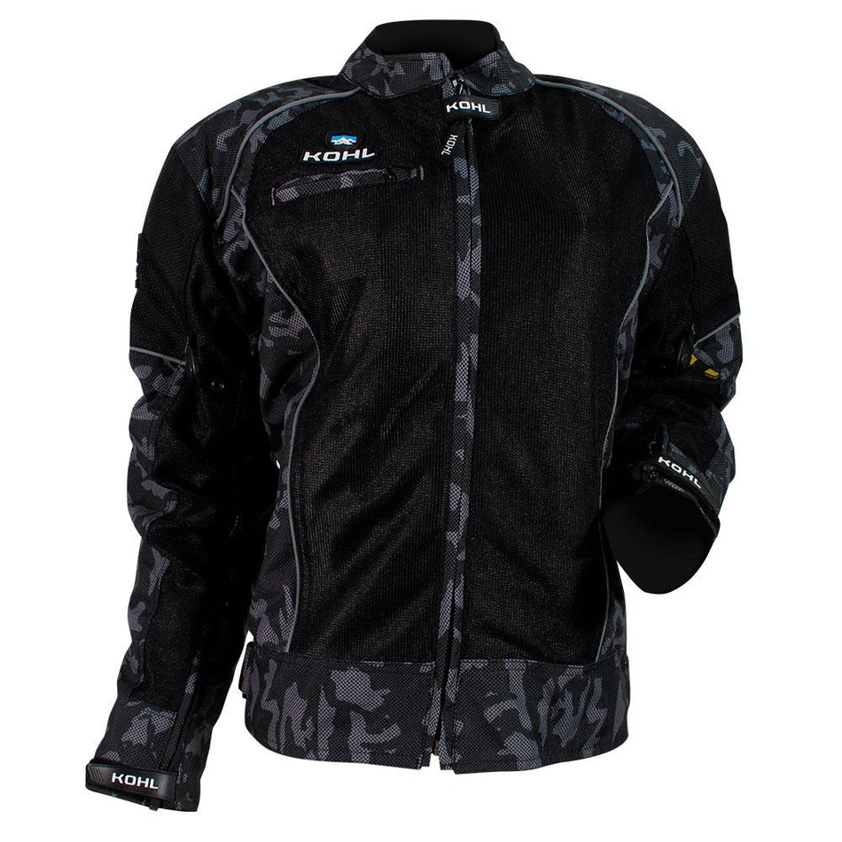 CHAMARRA DEPORTIVA KOHL L NGO/CAMO KOHL-477 TEXTIL VENTILADO P/DAMA by KOHL