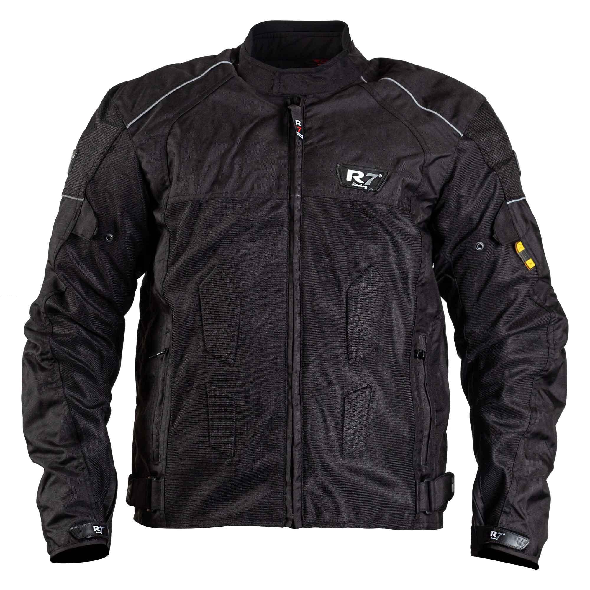 CHAMARRA DEPORTIVA R7 L NEGRO R7-302X TEXTIL by R7 RACING