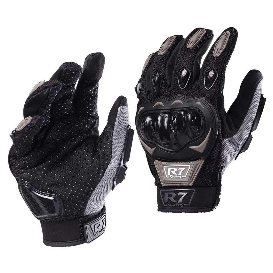 GUANTE R7 GRIS TOUCH LIM MICA M