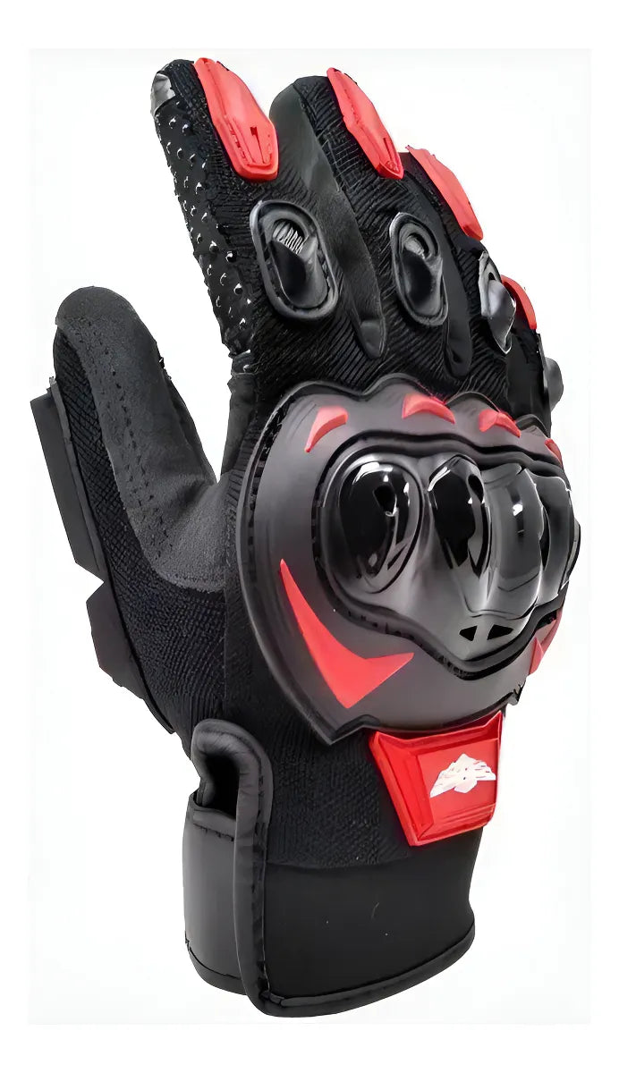 GUANTE ISP ELMT. TOUCH NEGRO / ROJO S