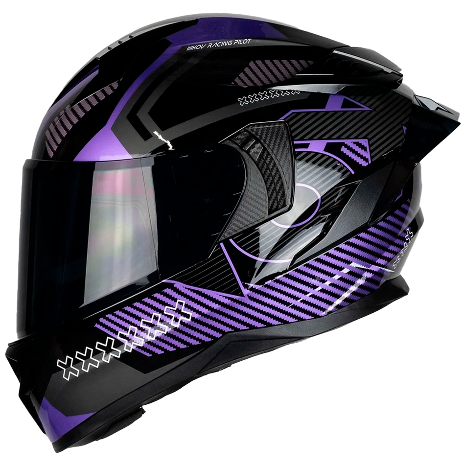 CASCO KOV ARES KNOX MORADO/NEGRO L
