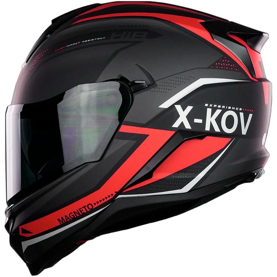 CASCO X-KOV MAGNETO NITRO ROJO L