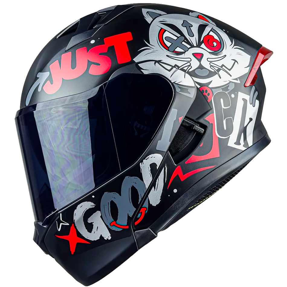 KOV CASCO FURIA KIT N BUN ROJO M