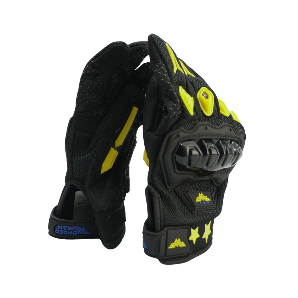 DC GUANTE DELTA WONDER WOMAN NEGRO/AMARILLO M