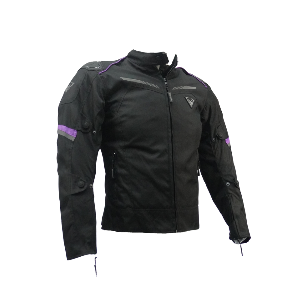 CHAMARRA GIA RACER NEGRO MR M