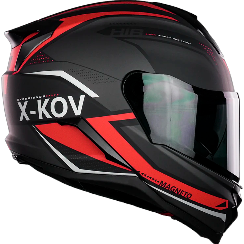 CASCO X-KOV MAGNETO NITRO ROJO L
