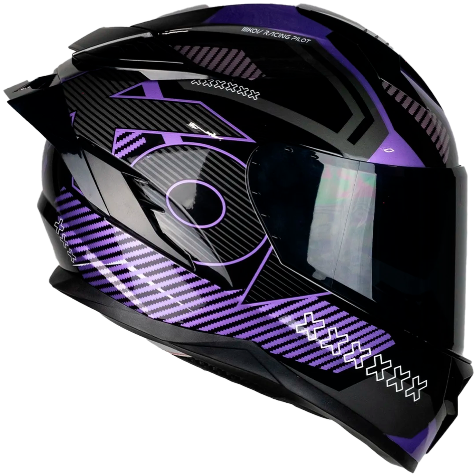 CASCO KOV ARES KNOX MORADO/NEGRO L