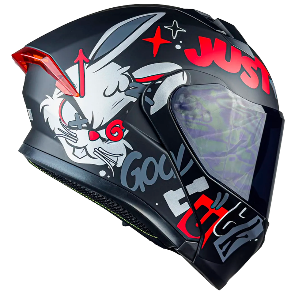 KOV CASCO FURIA KIT N BUN ROJO M