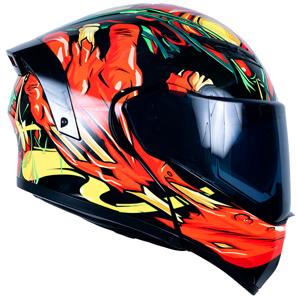 CASCO KOV ESTELAR ZOMBIE ROJO XL